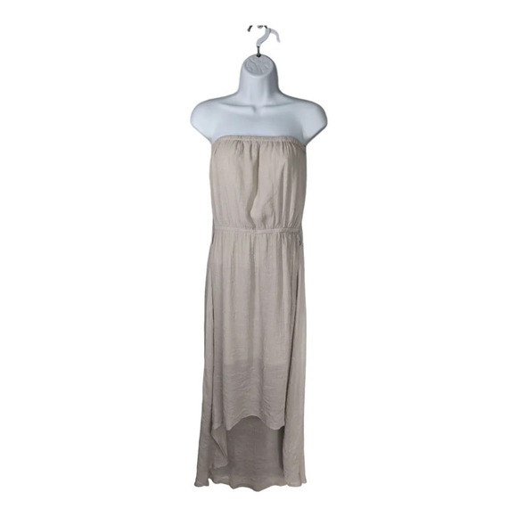 UK2LA Strapless Dress Beige M - Picture 1 of 9